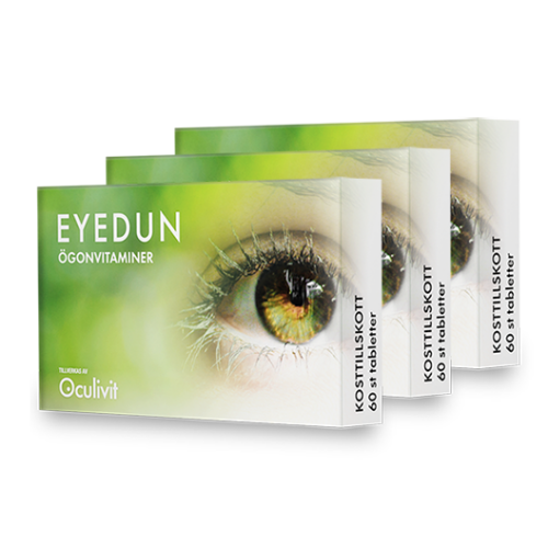 EYEDUN - Ögonvitaminer 3-pack
